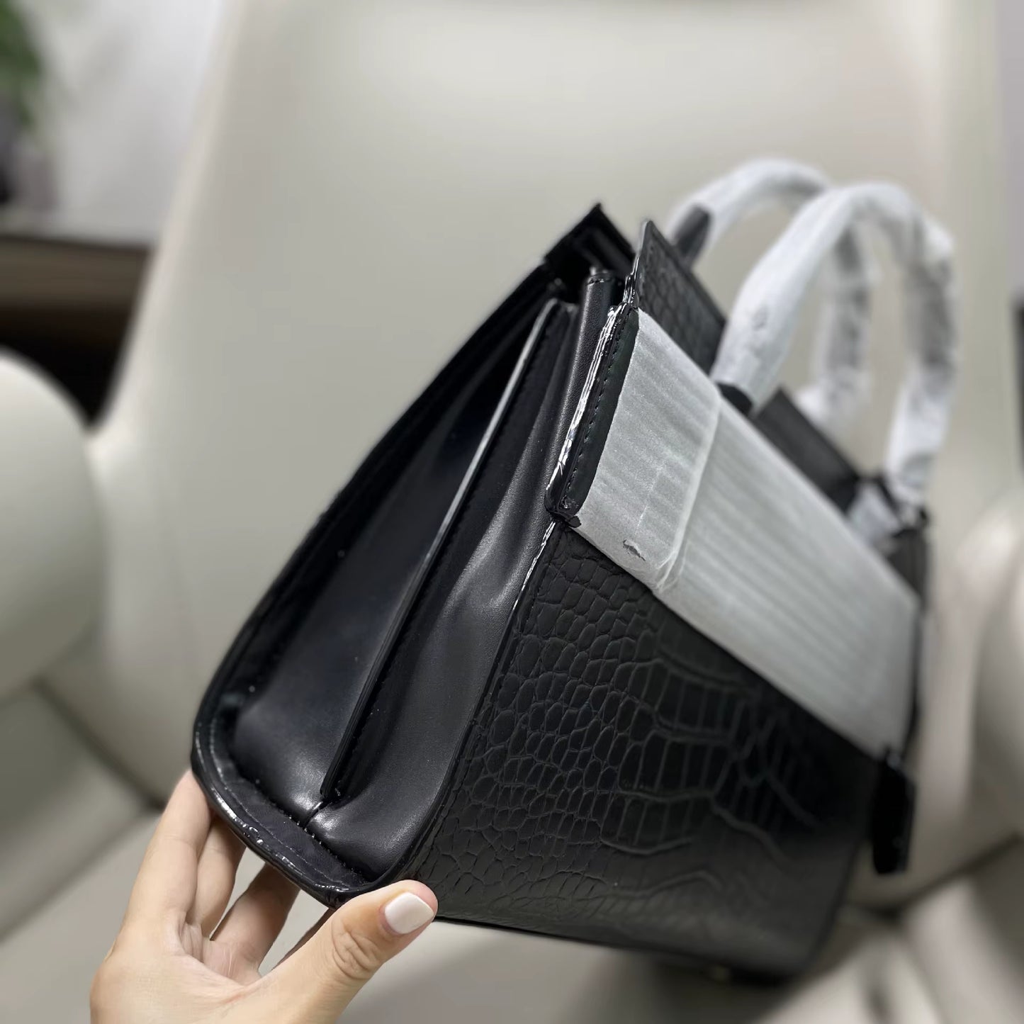 Cross-Border Women'S Bag 2025 Handbag Stone Pattern Large Bag Small Single Shoulder Crossbody Bag