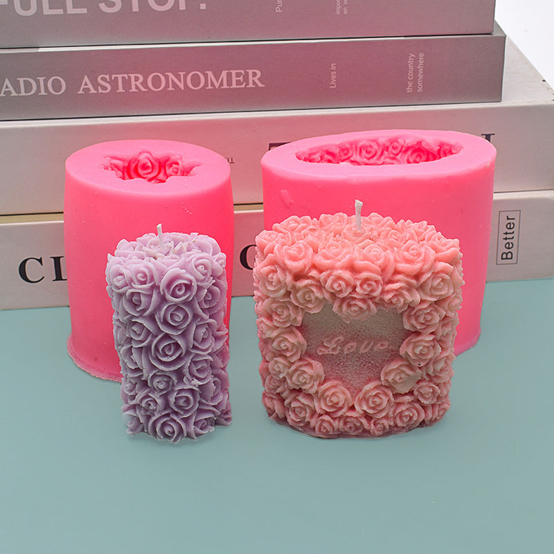 “Licht met een Verhaal – Kaarsenset met Eeuwige Bloemen”